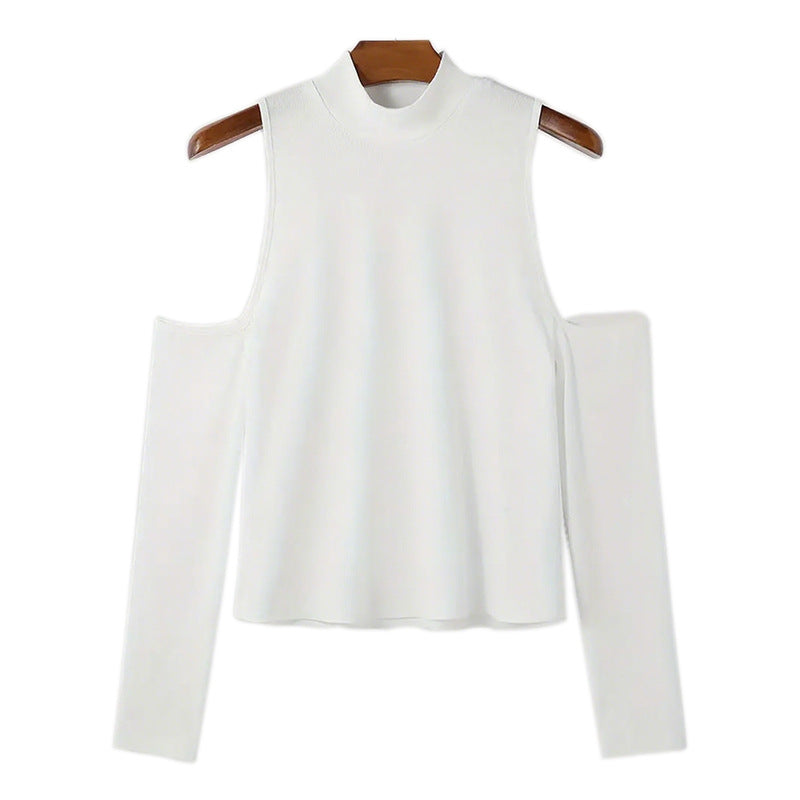 Damen Oberteil mit kaltem Schulterdesign Aliams