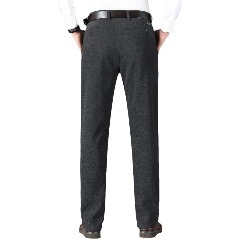 Herren Elegante Business-Hose aus feiner Baumwolle Aliams