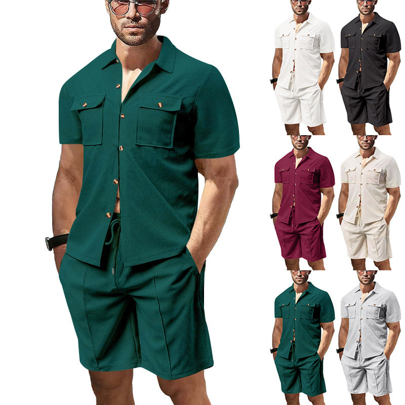 Herren Freizeitsakko mit kurzen Ärmeln Aliams