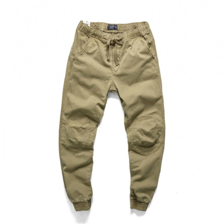 Herren bequeme Cargo-Hosen mit elastischem Bund und praktischen Taschen Aliams