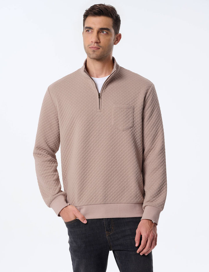 Herren Stepppullover Aliams