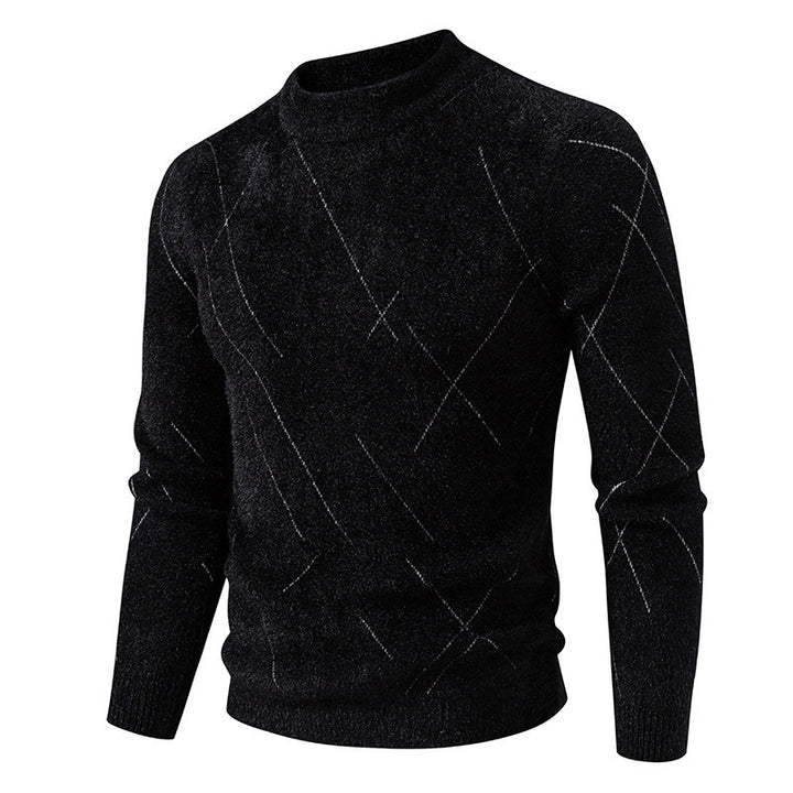Herren Rollkragenpullover mit eleganter Struktur und feinem Material Aliams