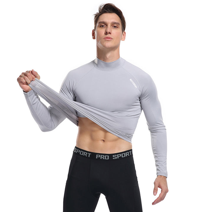 Herren Funktionsshirt mit hohem Kragen Aliams