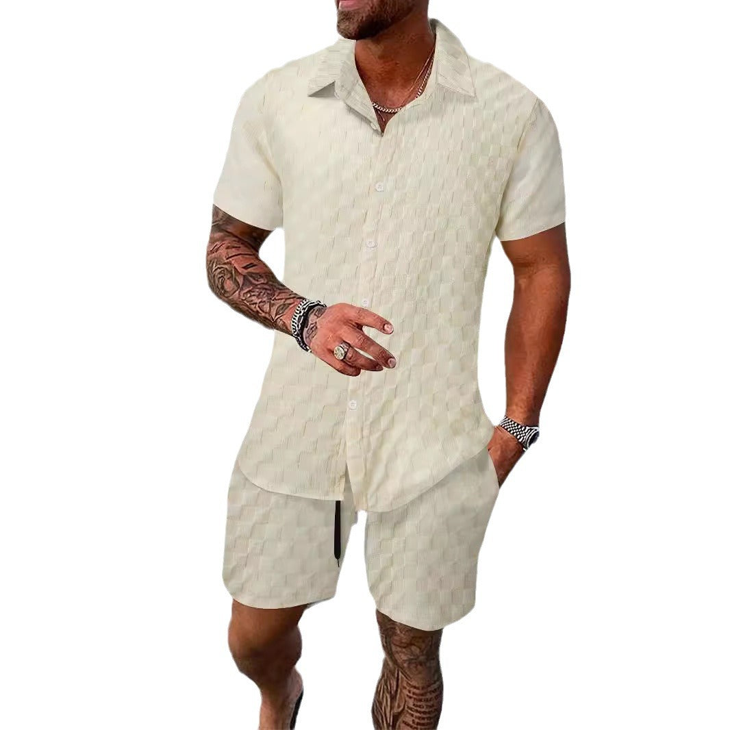Herren Texturiertes Urlaubsoutfit Aliams