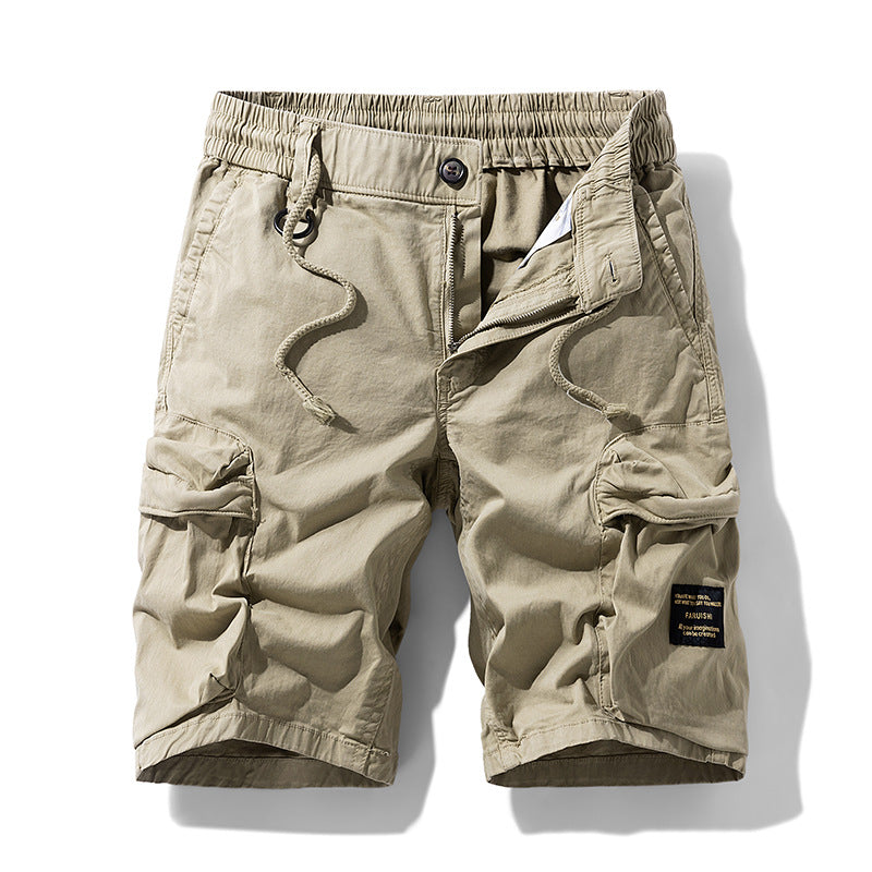 Herren Cargo-Shorts aus strapazierfähigem Material mit praktischen Seitentaschen Aliams
