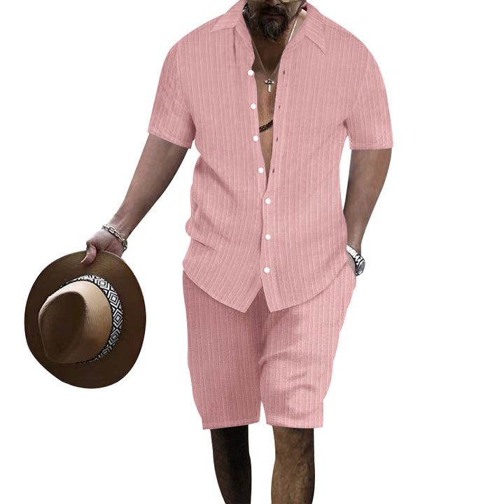 Herren Freizeitanzug im modernen Streifenlook Aliams