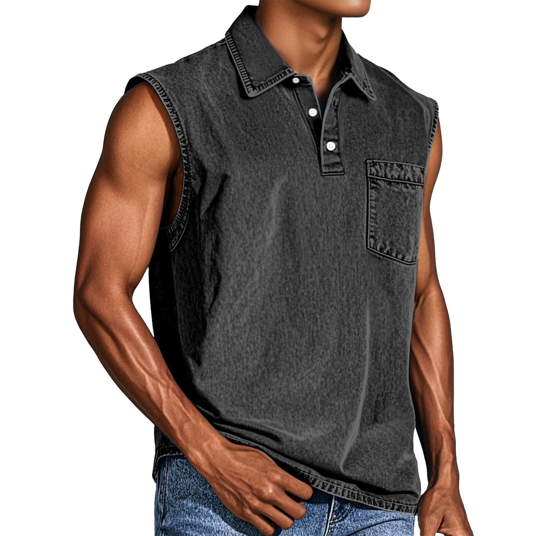 Herren ärmelloses Polohemd Aliams