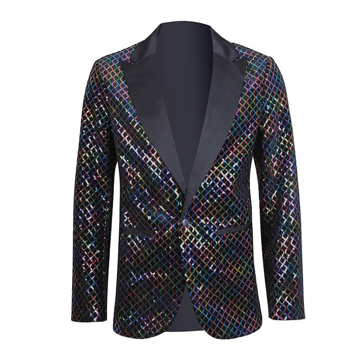 Herren eleganter Pailletten Blazer im modernen Design Aliams