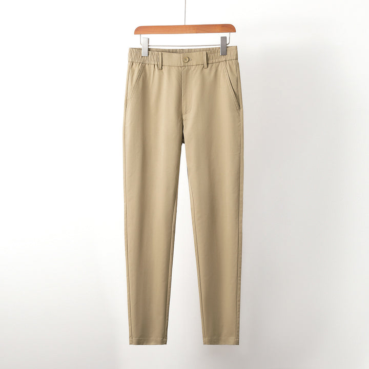 Herren schicke Slim-Fit Freizeithosen Aliams