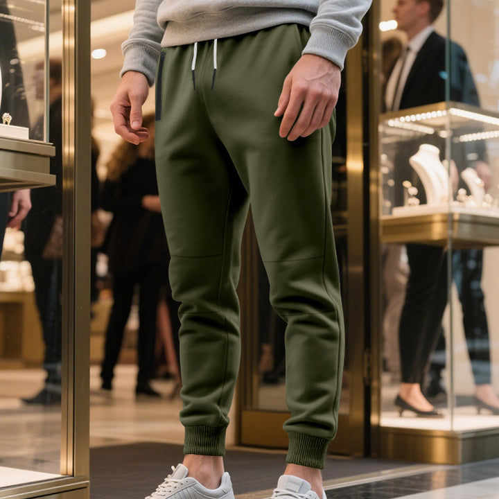 Herren Sportliche Jogginghose mit elastischem Bund und praktischen Taschen Aliams