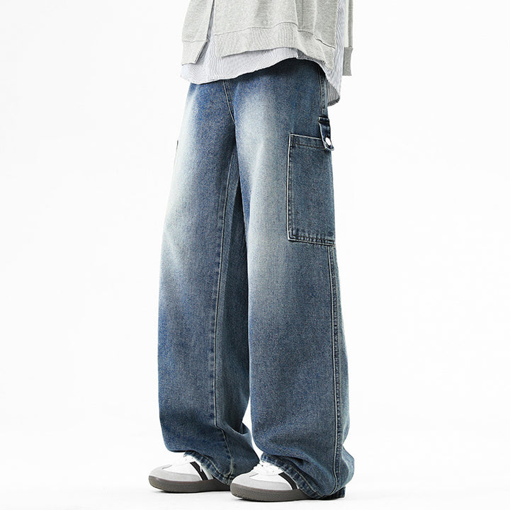 Herren Weit geschnittene Cargo-Jeans Aliams