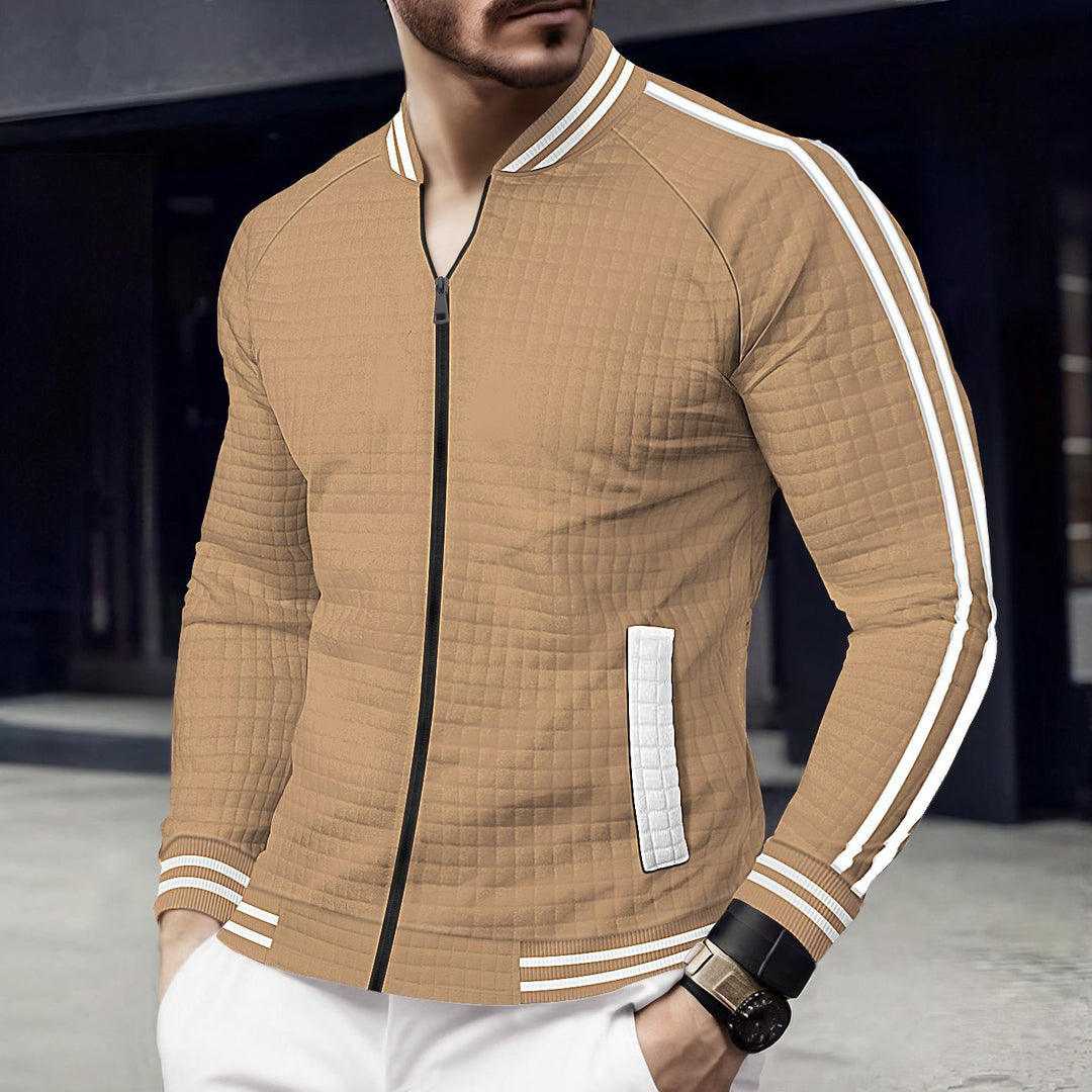 Herren sportliche Steppjacke mit modernem Schnitt und praktischen Reißverschlusstaschen Aliams