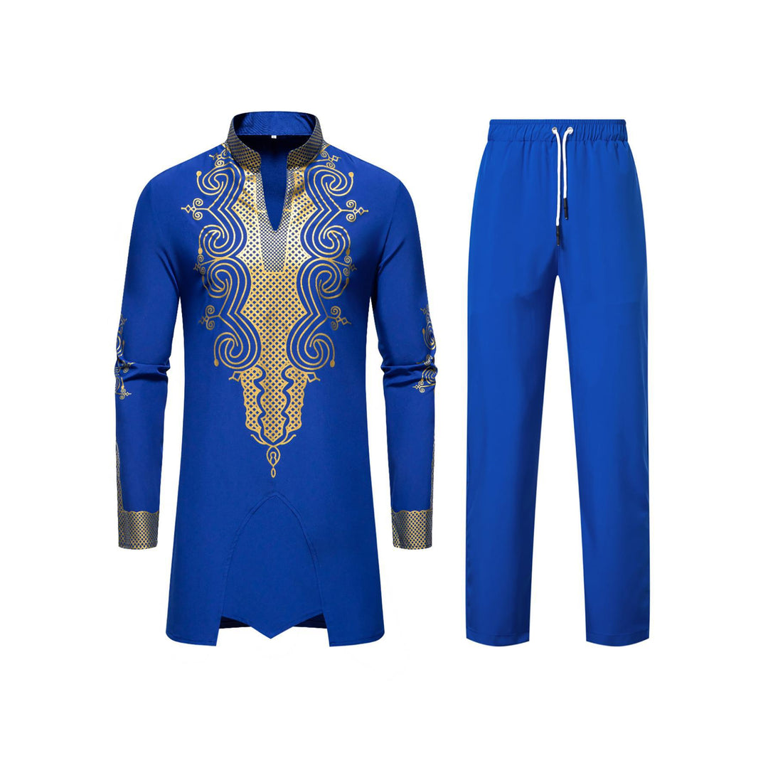 Herren traditionelles Outfit mit aufwendigem Muster Aliams