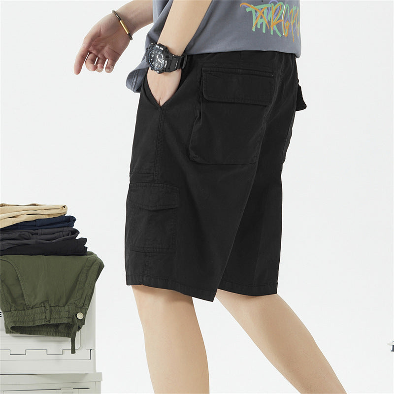 Herren cargo Shorts mit vielseitigen Taschen Aliams