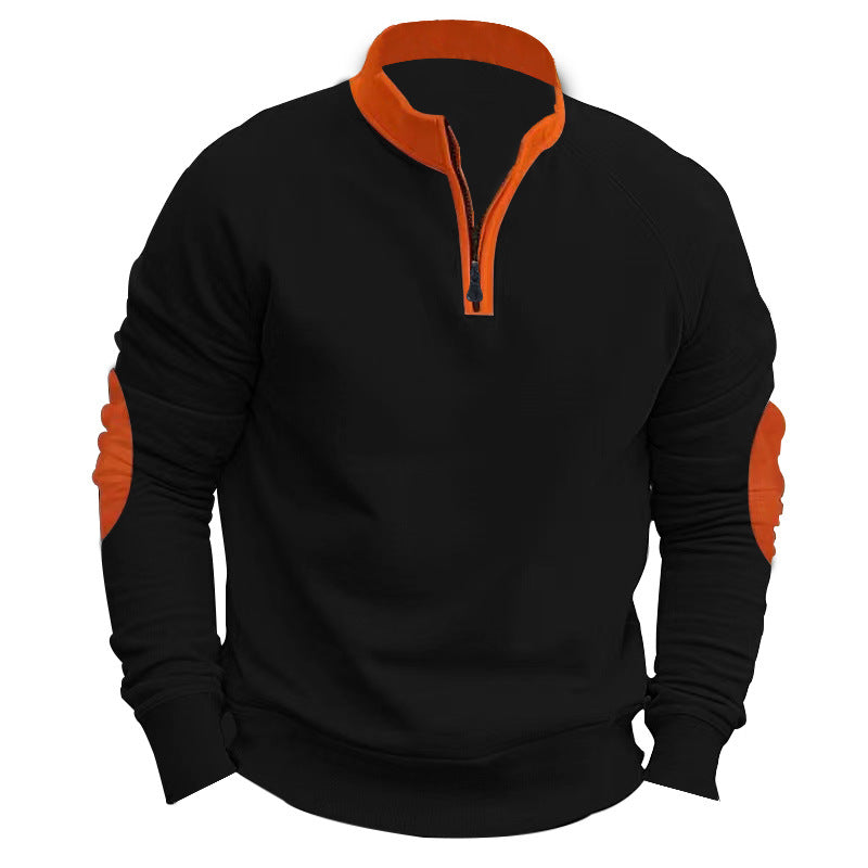 Herren Sportpullover mit Stehkragen Aliams