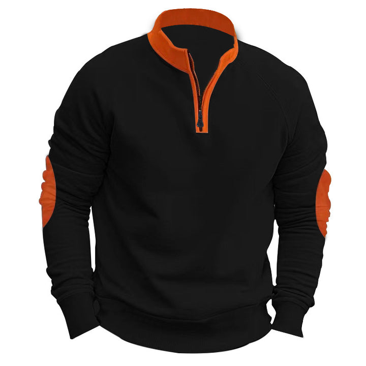 Herren Sportpullover mit Stehkragen Aliams