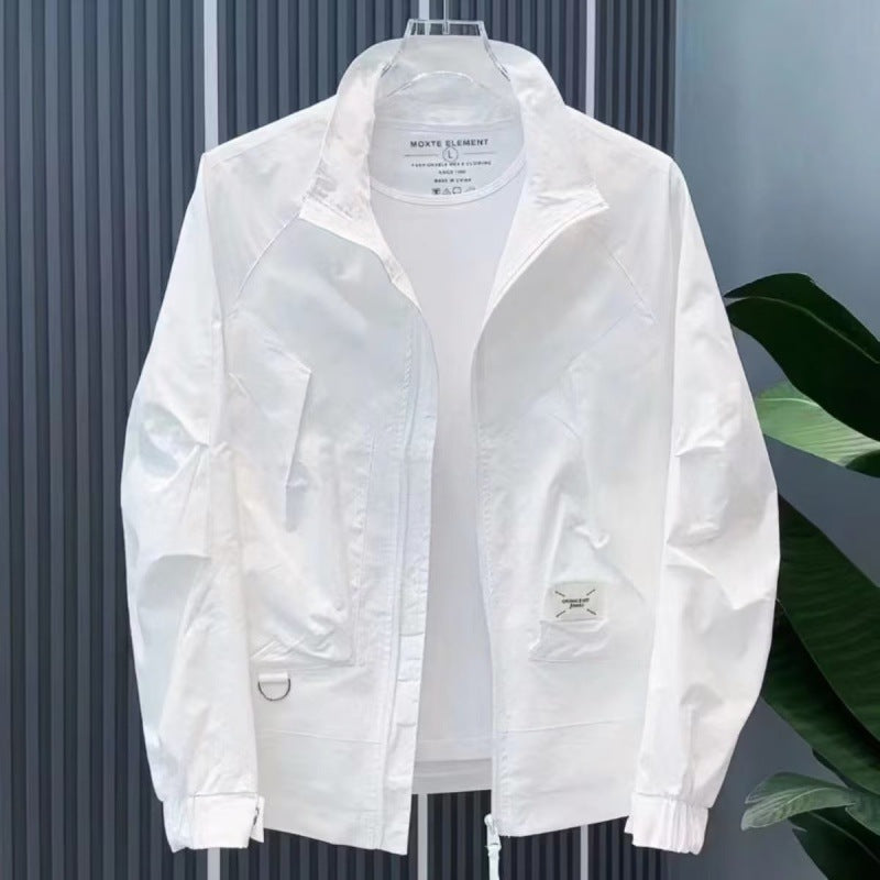 Unisex leichte Freizeitjacke mit funktionalen Taschen und sportlichem Schnitt Aliams