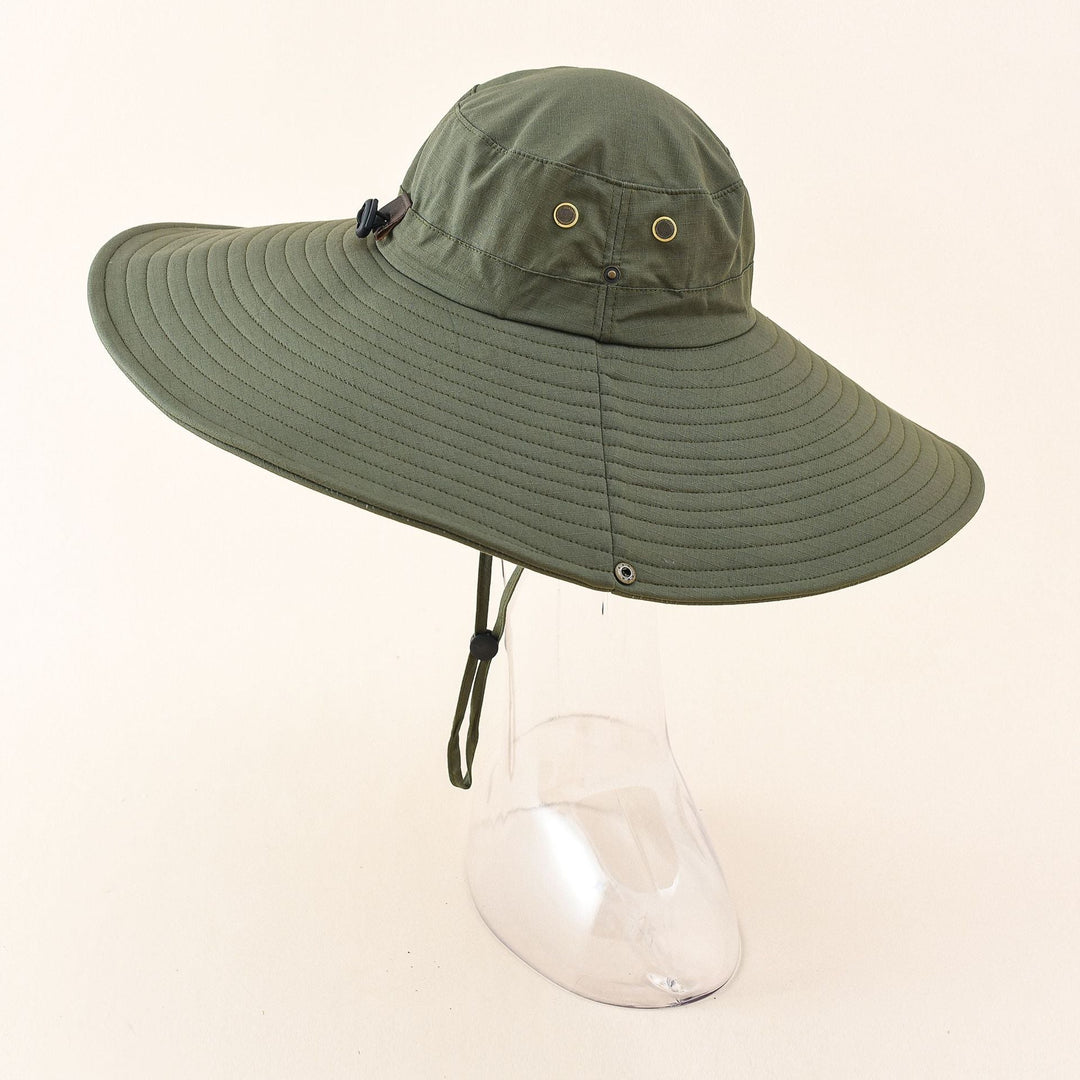 Damen Uv-Schutz Sonnenhut mit Breiter Krempe und Verstellbarem Kinnband Aliams