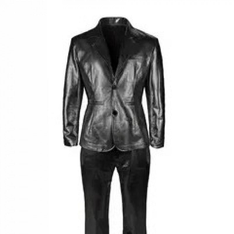 Herren Glamouröser Satin-Anzug Aliams