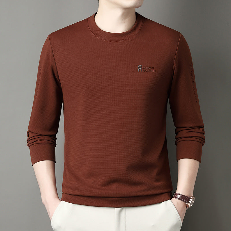 Herren Sport Sweatshirt mit strukturiertem Gewebe und modernem Rundhalsausschnitt Aliams