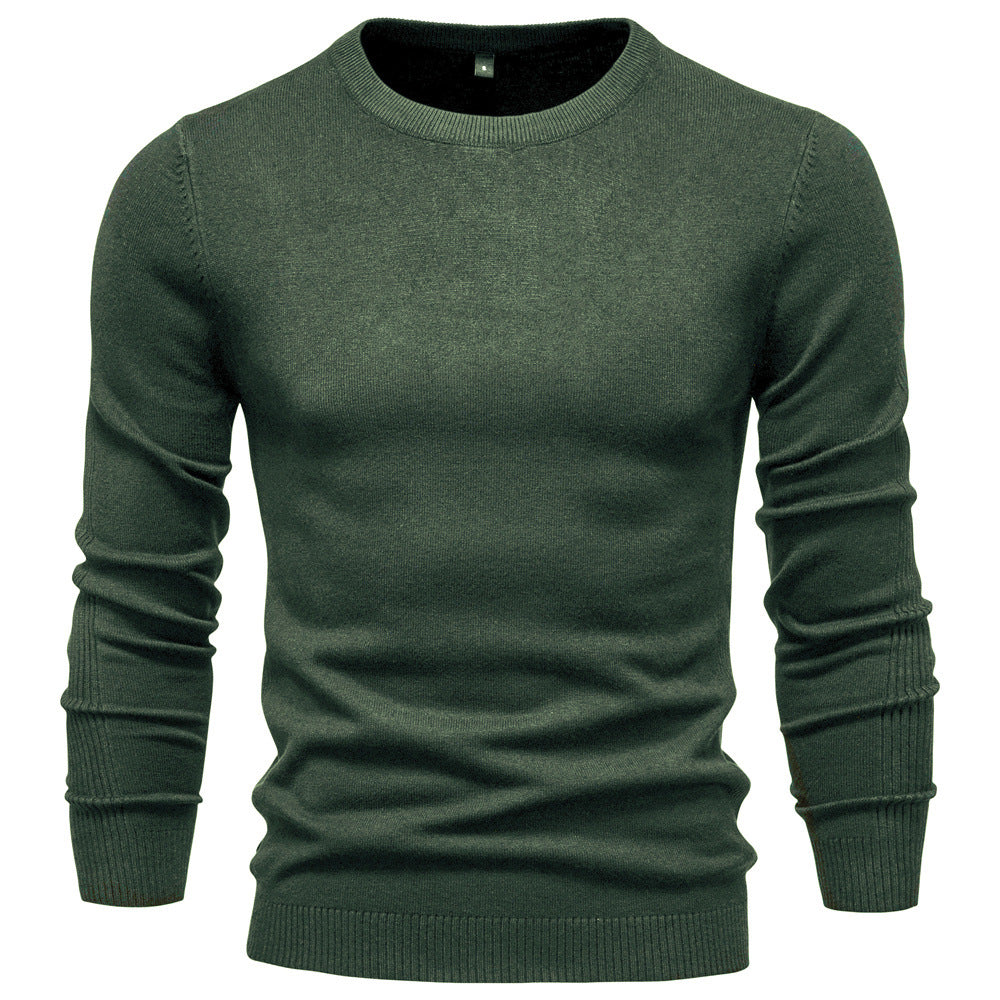 Herren Rundhals Pullover aus hochwertiger Baumwolle Aliams