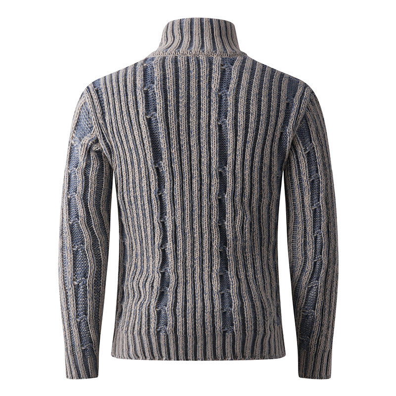 Herren gestreifter Strickpullover Aliams