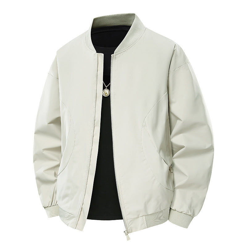 Herren stylische Bomberjacke mit unkompliziertem Schnitt und elastischen Bündchen Aliams