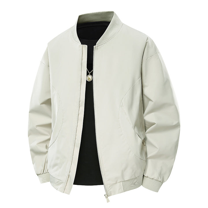 Herren stylische Bomberjacke mit unkompliziertem Schnitt und elastischen Bündchen Aliams
