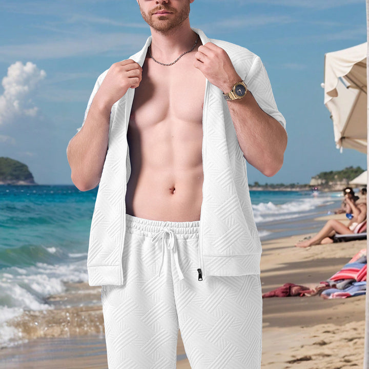 Herren Freizeit-Set mit modernem Design und atmungsaktiven Materialien Aliams