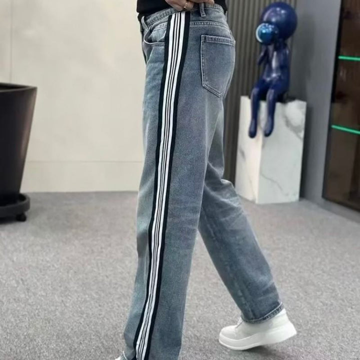 Herren Jeans mit seitlichen Streifen Aliams