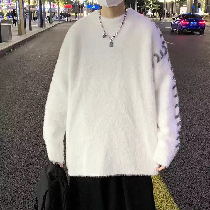 Damen gemütlicher Strickpullover mit stilvollen Details Aliams