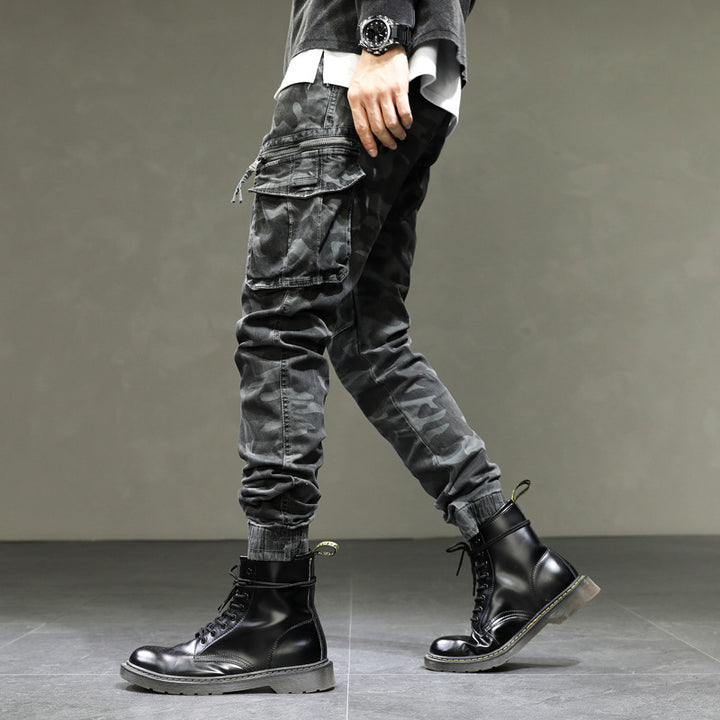 Herren Cargohose mit praktischen Taschen und elastischem Bündchen Aliams