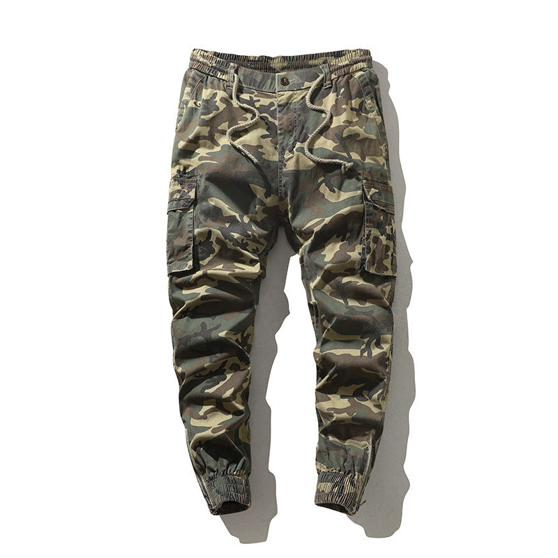 Herren Cargohosen im urbanen Camouflage-Stil Aliams
