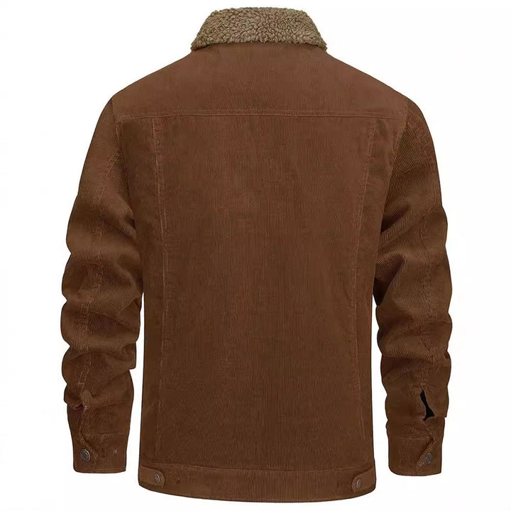 Herren Fleecegefütterte Cordjacke Aliams