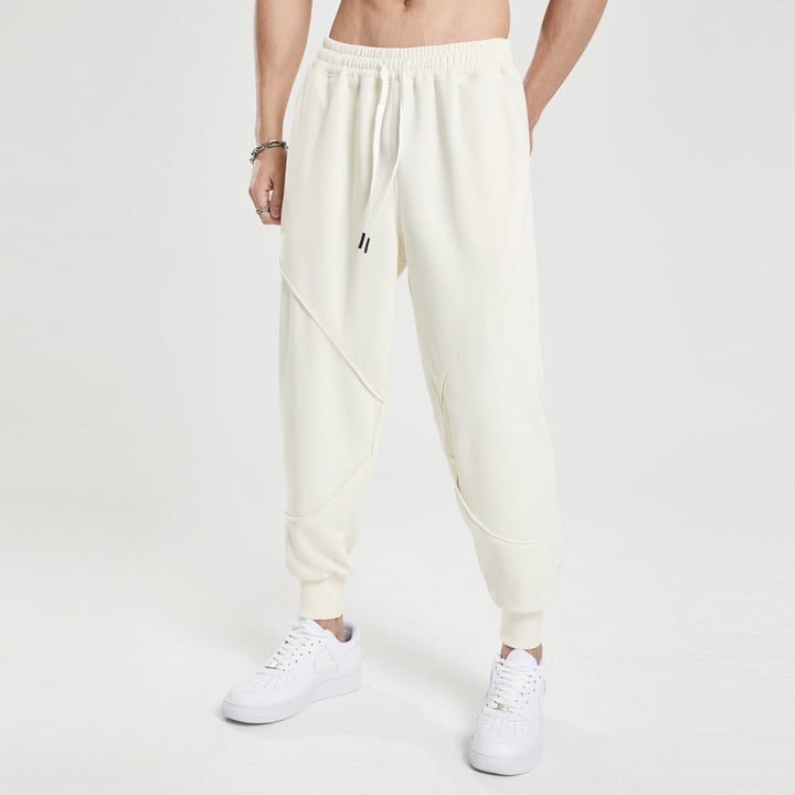 Herren sportliche Sweatpants mit gestepptem Design Aliams