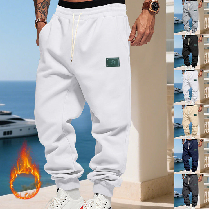 Herren bequeme Sweatpants mit seitlichen Taschen Aliams