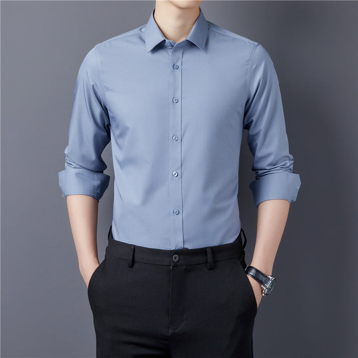 Herren Elegantes Langarmhemd Aliams