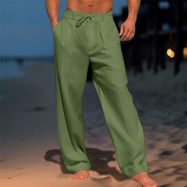 Herren Elegante Chinohose mit Lockerer Passform Aliams