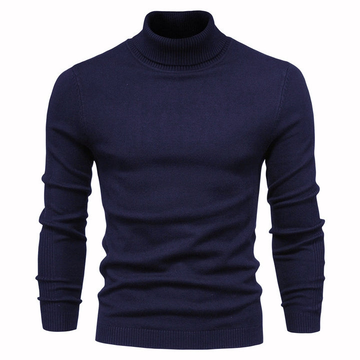 Herren Hochwertiger Rollkragenpullover Aliams