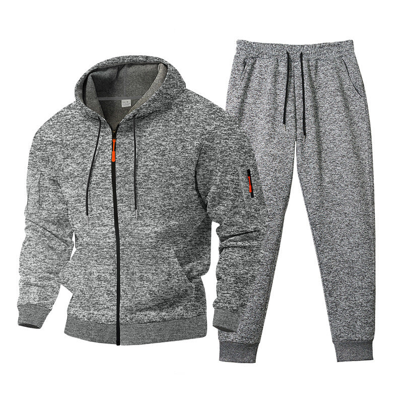 Herren sportives Freizeit-Set mit strukturiertem Hoodie und bequemen Jogginghosen Aliams