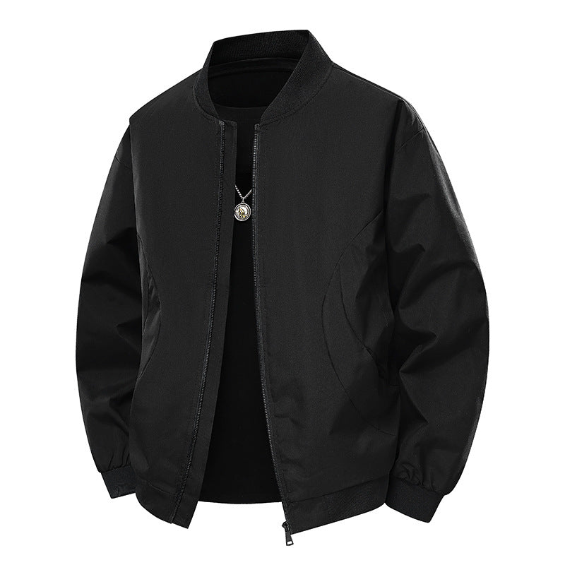 Herren stylische Bomberjacke mit unkompliziertem Schnitt und elastischen Bündchen Aliams
