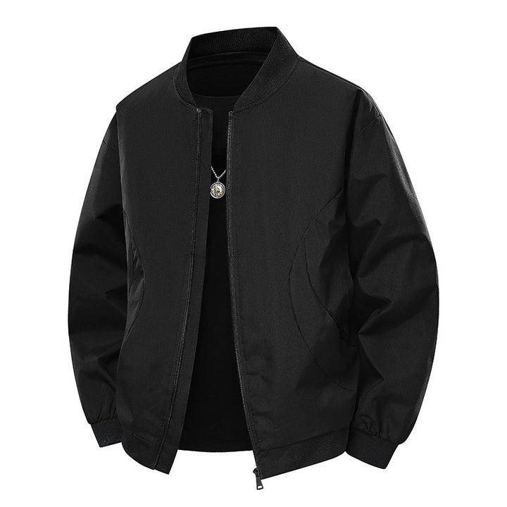 Herren stylische Bomberjacke mit unkompliziertem Schnitt und elastischen Bündchen Aliams