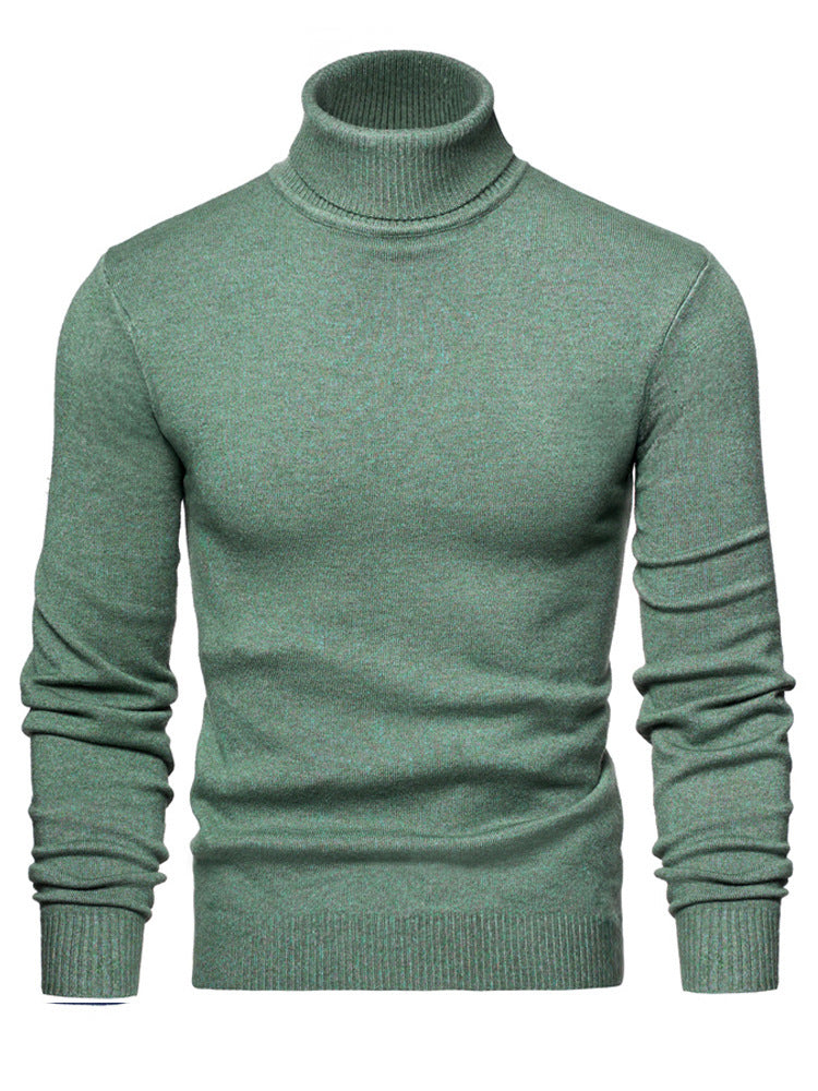 Herren Zeitloser Rollkragenpullover aus weicher Wolle Aliams