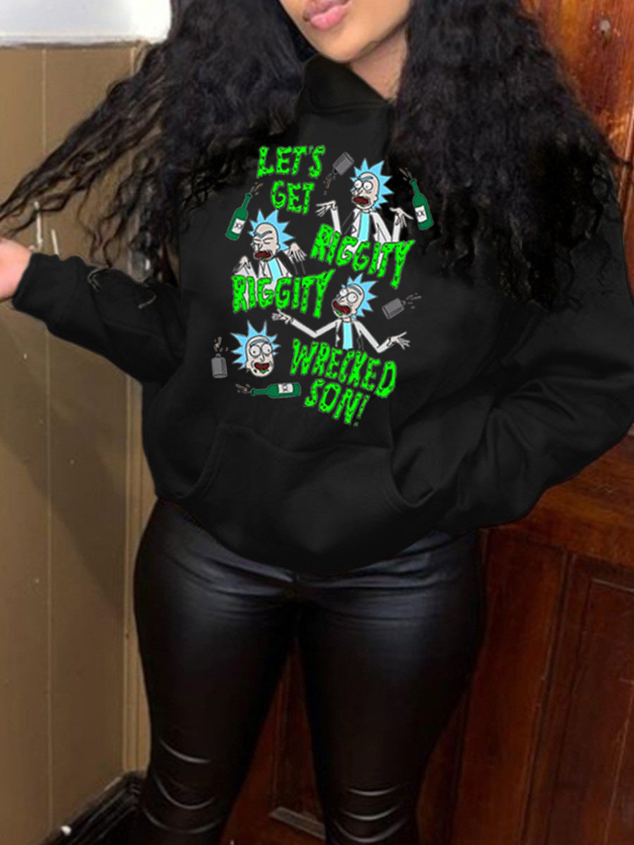 Herren Hoodie mit originellem Grafikdesign Aliams