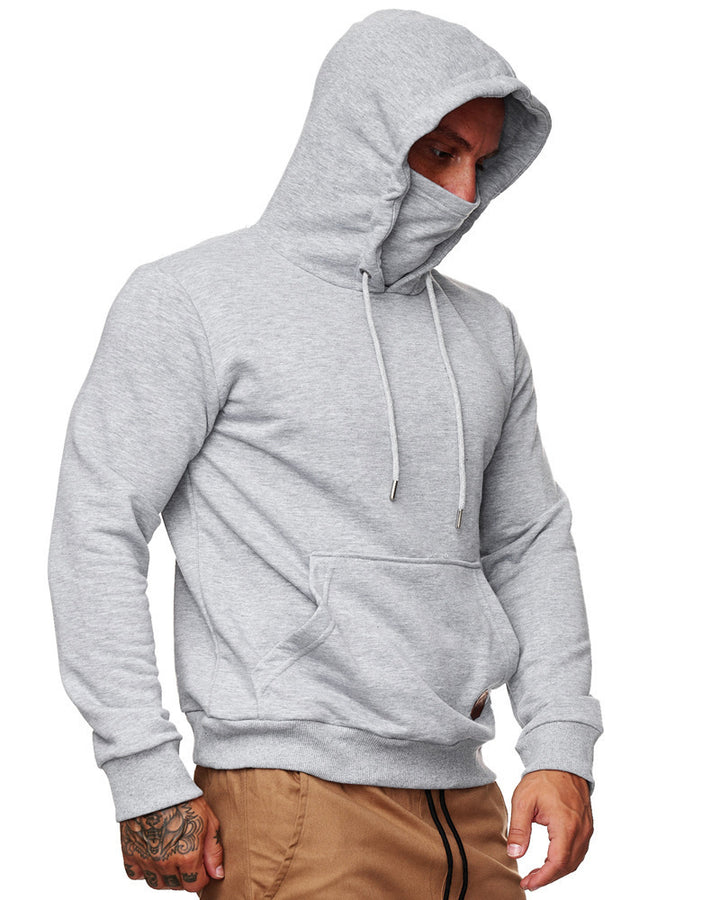 Herren Kapuzenpullover mit multifunktionalem Kragen Aliams