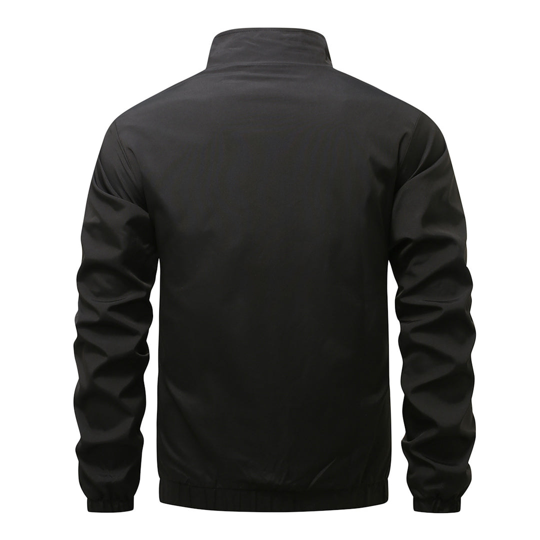 Herren sportliche Freizeitjacke mit stylischem Farbblockdesign Aliams