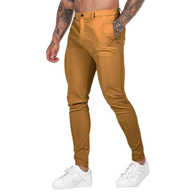 Herren elegante Slim-Fit Chino-Hose mit innovativer Stretch-Technologie Aliams