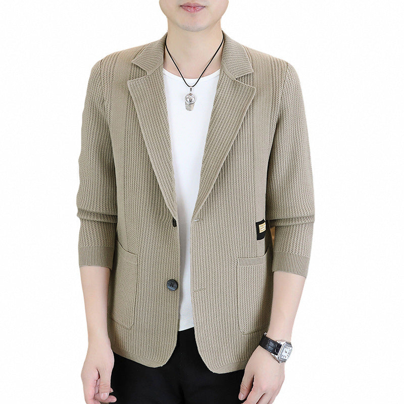 Herren eleganter Kurzarm-Blazer Aliams