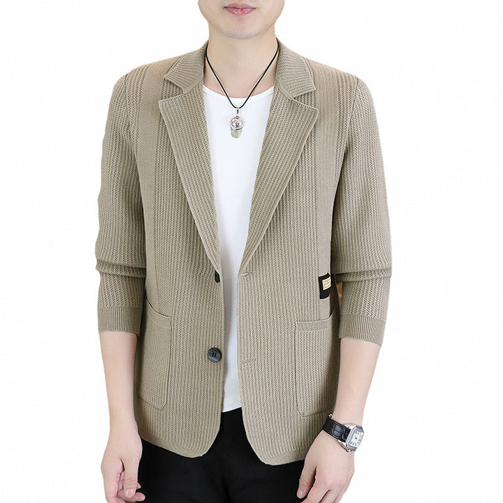 Herren eleganter Kurzarm-Blazer Aliams