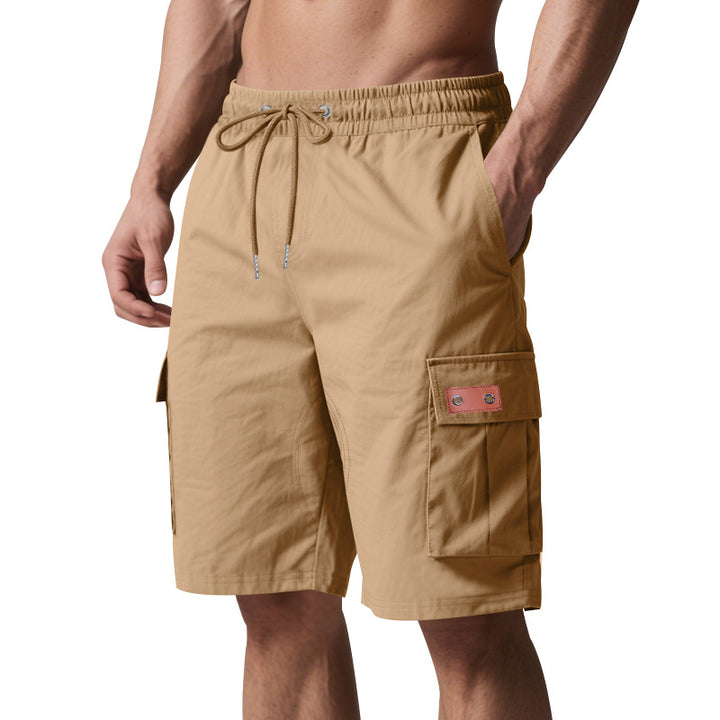 Herren Cargo-Shorts mit elastischem Bund und praktischen Taschen Aliams